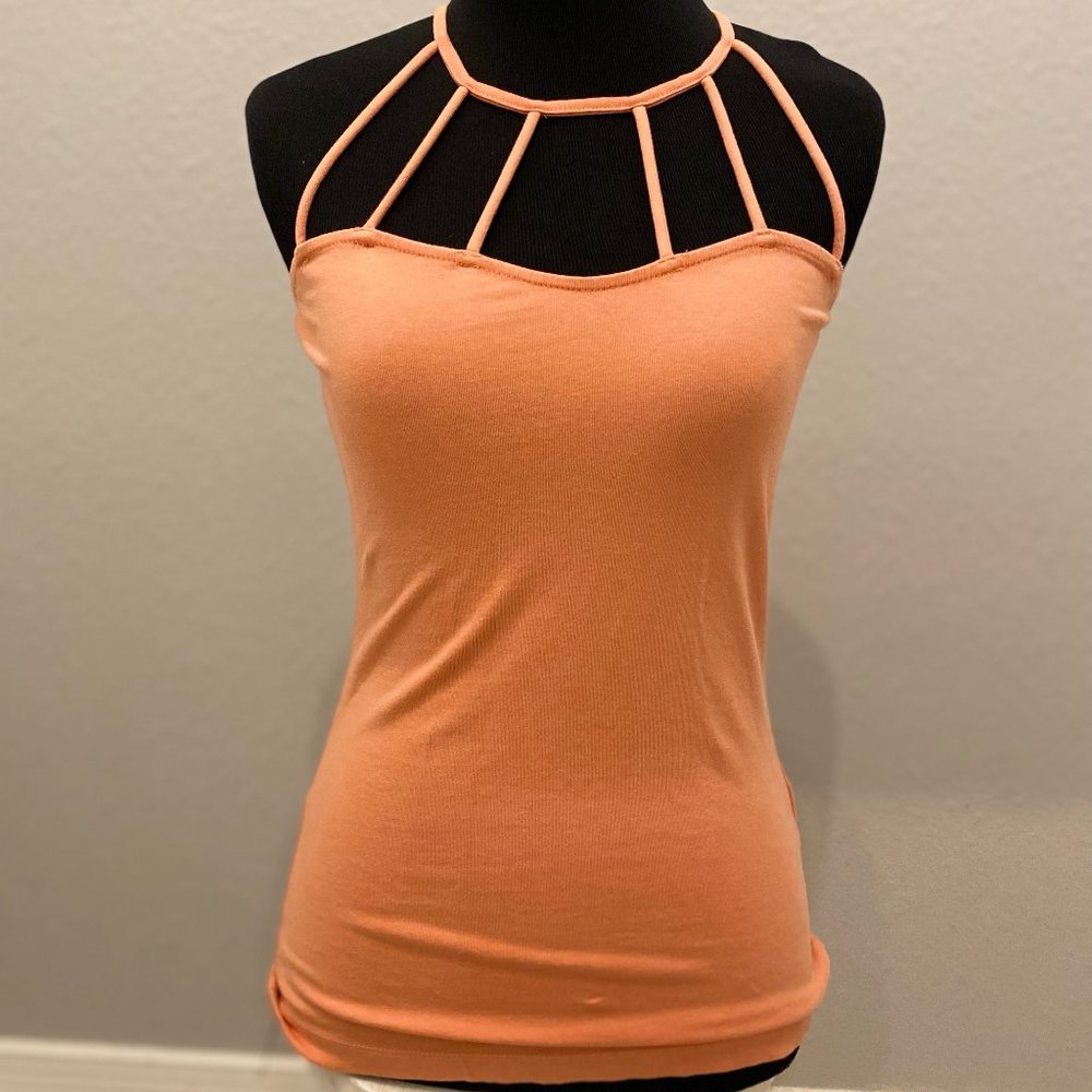Venus Orange Cream Tank Size XS
